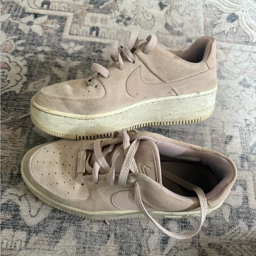 Nike Pink Air Force 1 Sneakers